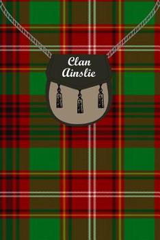 Paperback Clan Ainslie Tartan Journal/Notebook Book
