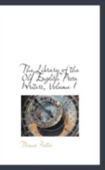 Paperback The Library of the Old English Prose Writers, Volume I Book