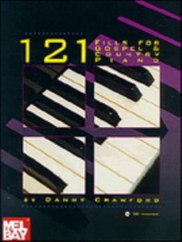 Mel Bay 121 Fills for Gospel & Country Piano (Book/CD Set)