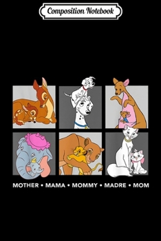 Composition Notebook: Disney Characters Neutral Mother's Day Journal/Notebook Blank Lined Ruled 6x9 100 Pages
