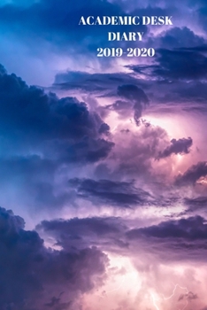 Paperback Academic Diary Week To View A5 Organiser Planner: Starts 1 August 2019 Until 31 July 2020. Landscape Diary, Paperback With Soft Water Repelling Matte Book