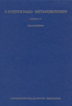 Hardcover P. Ovidius Naso -- Metamorphosen: Buch IV-V, 2. Aufl. [German] Book