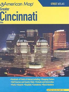 American Map Greater Cincinnati, Ohio Street Atlas