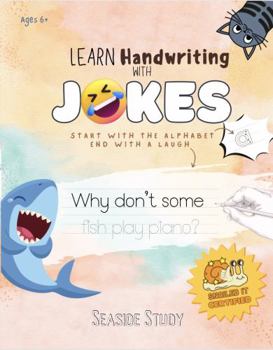 Paperback Learn Handwriting With Jokes: A Fun Alphabet and Word Tracing Practice for Elementary Kids Print and Penmanship Writing Drills Lettering Workbook Book