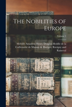 Paperback The Nobilities of Europe; Volume 1 Book