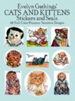 Paperback Evelyn Gathings' Cats and Kittens Stickers Book