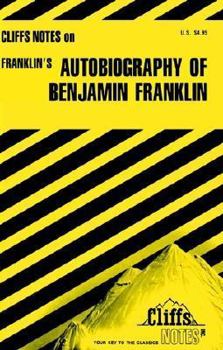 Paperback Cliffsnotes on Franklin's Autobiography of Benjamin Franklin Book