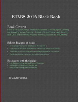 Paperback ETABS 2016 Black Book