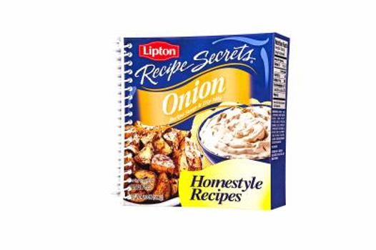 Spiral-bound Lipton Recipe Secrets Onion Recipe Soup & Dip Mix: Homestyle Recipes Book