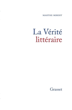 Paperback La vérité littéraire [French] Book