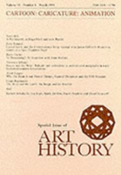 Paperback Cartoon, Caricature, Animation (Art History Special Issues) Book