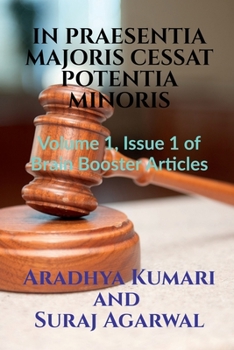 Paperback In Praesentia Majoris Cessat Potentia Minoris Book