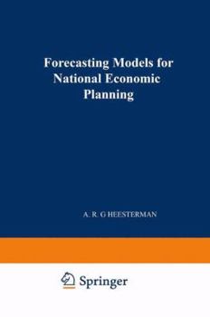 Paperback Forecasting models for national economic planning Book