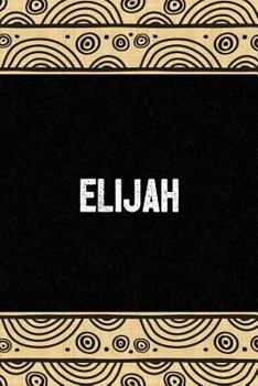 Paperback Elijah: African Motif Notebook Book