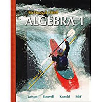 Hardcover McDougal Littell Algebra 1: Students Edition 2007 Book