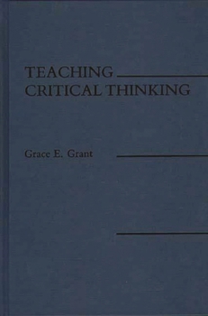 Hardcover Teaching Critical Thinking Book