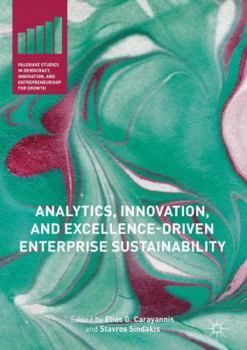 Hardcover Analytics, Innovation, and Excellence-Driven Enterprise Sustainability Book