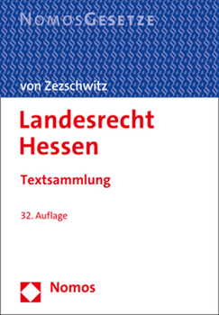Paperback Landesrecht Hessen: Textsammlung - Rechtsstand: 1. August 2022 [German] Book