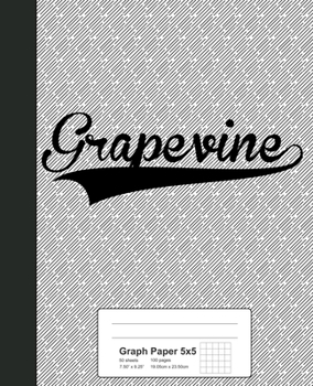Paperback Graph Paper 5x5: GRAPEVINE Notebook Book
