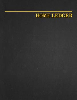 Paperback Home Ledger: 3 Columns Book