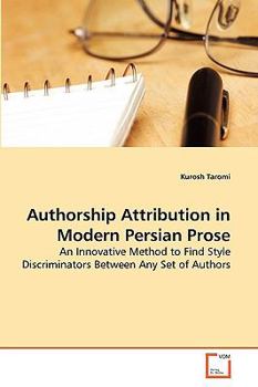 Paperback Authorship Attribution in Modern Persian Prose Book