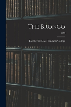 Paperback The Bronco; 1958 Book