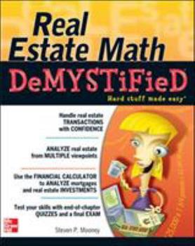 Paperback Real Estate Math Demystified Book