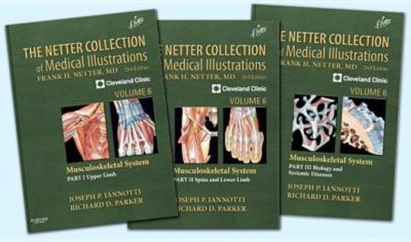 Hardcover The Netter Collection of Medical Illustrations: Musculoskeletal System Package: Volume 6 Book