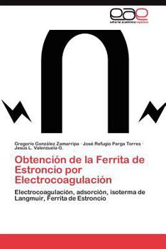Paperback Obtención de la Ferrita de Estroncio por Electrocoagulación [Spanish] Book