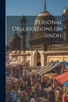 Paperback Personal Observations on Sindh; Book