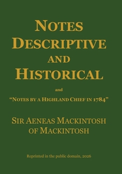 Paperback Notes Descriptive and Historical Book