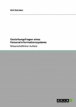 Paperback Gestaltungsfragen eines Personalinformationssystems [German] Book