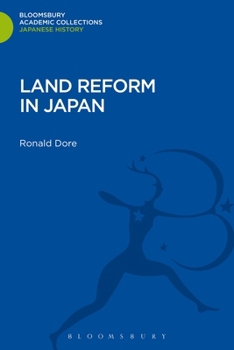 Hardcover Land Reform in Japan Book