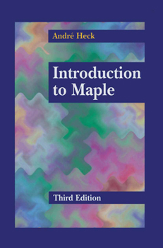Paperback Introduction to Maple Book