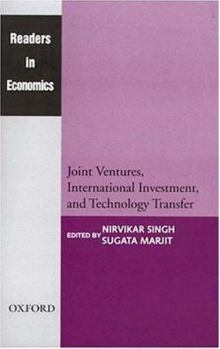 Hardcover Joint Ventures, International Investment, and Technology Transfer Book