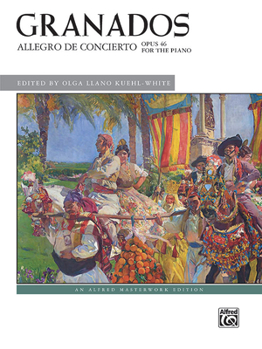 Paperback Granados -- Allegro de Concierto, Op. 46: Piano Solo Book