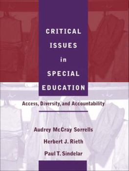 Paperback Critical Issues in Special Education: Access, Diversity, and Accountability Book