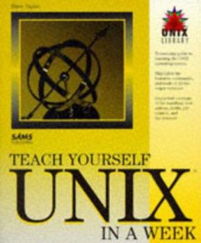 Paperback Teach Yourself Unix in a Week Book