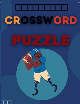 Paperback crossword puzzle: american football crossword puzzle for adults with solution for fans of this game Book