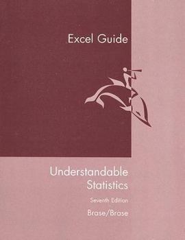 Paperback Understandable Statistics Excel Guide Book