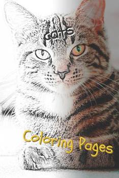 Paperback Cats: Beautiful Coloring Pages with Cats, Drawings, for Adults and for Girls Book