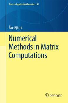 Hardcover Numerical Methods in Matrix Computations Book