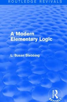 Paperback Routledge Revivals: A Modern Elementary Logic (1952) Book