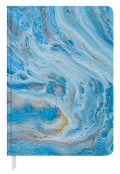 Hardcover Stone Paper Ascas Blue Lined Notebook Book