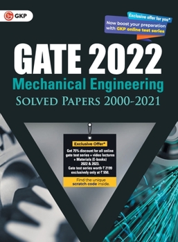 Paperback Gate 2022 Mechanical Engineering - Solved Papers (2000-2021) Book