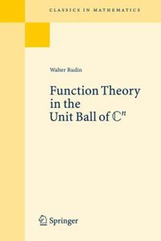 Paperback Function Theory in the Unit Ball of Cn Book
