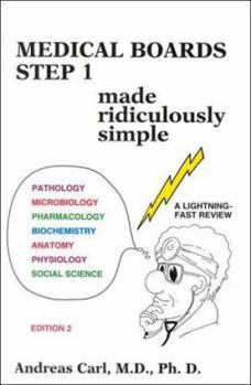 Paperback Medical Boards Step 1 Made Ridiculously Simple Book