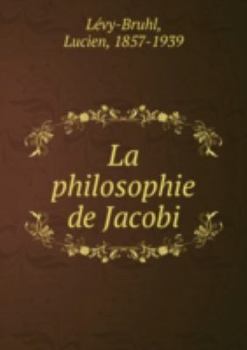 Paperback La Philosophie De Jacobi [Russian] Book