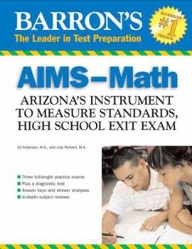 Paperback AIMS-Math: Arizona's Instrument to Measure Standards, High School Exit Exam Book