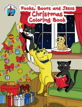 Paperback Pooks, Boots and Jesus Christmas Coloring Book